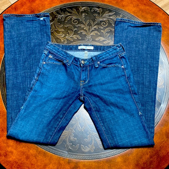 COPY AGAVE NECTAR Slim Boot Cut Denim Blue JEANS Size 26 - Picture 2 of 11